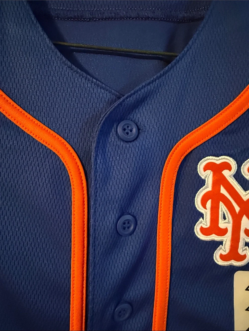 Genuine Merchandise Kids New York Mets Blue and Orange Baseball Jersey